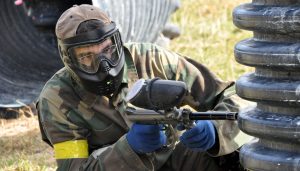 deluxe package skirmish paintball