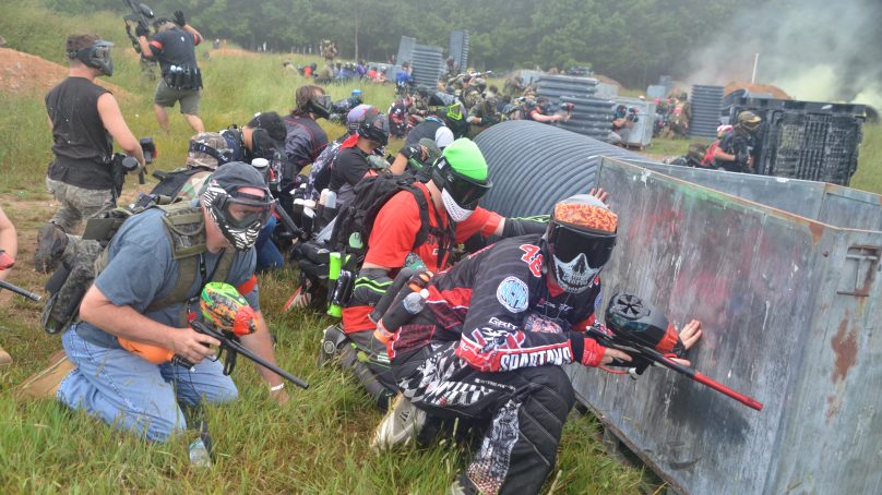 Skirmish Paintball players at Invasion of Normandy